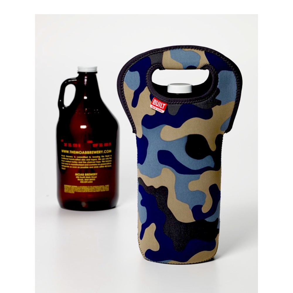 Built New York Beer Growler Camo Tote New.